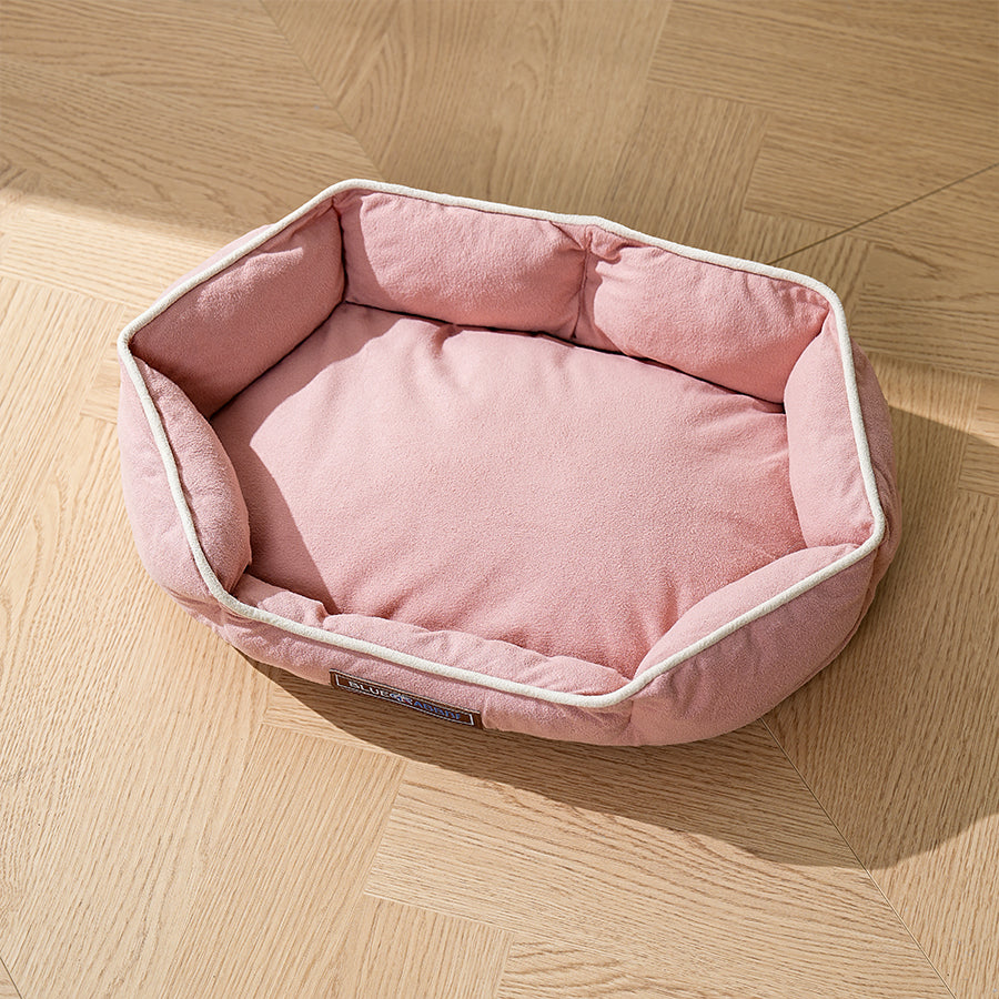 Pink Bolster Bed