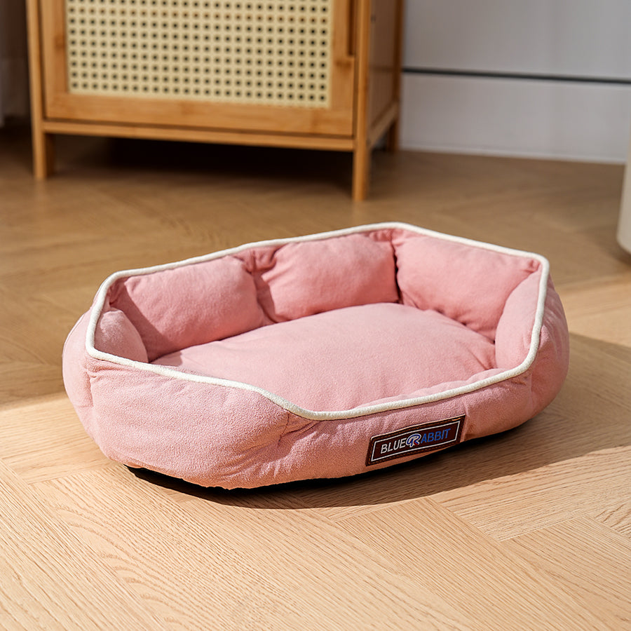 Pink Bolster Bed