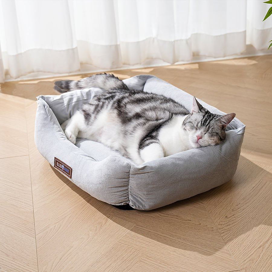 Neutral Gray Bed - Bluerabbit