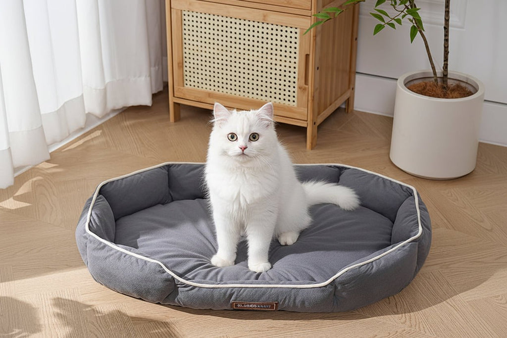 Premium Gray Cozy Bed - Bluerabbit