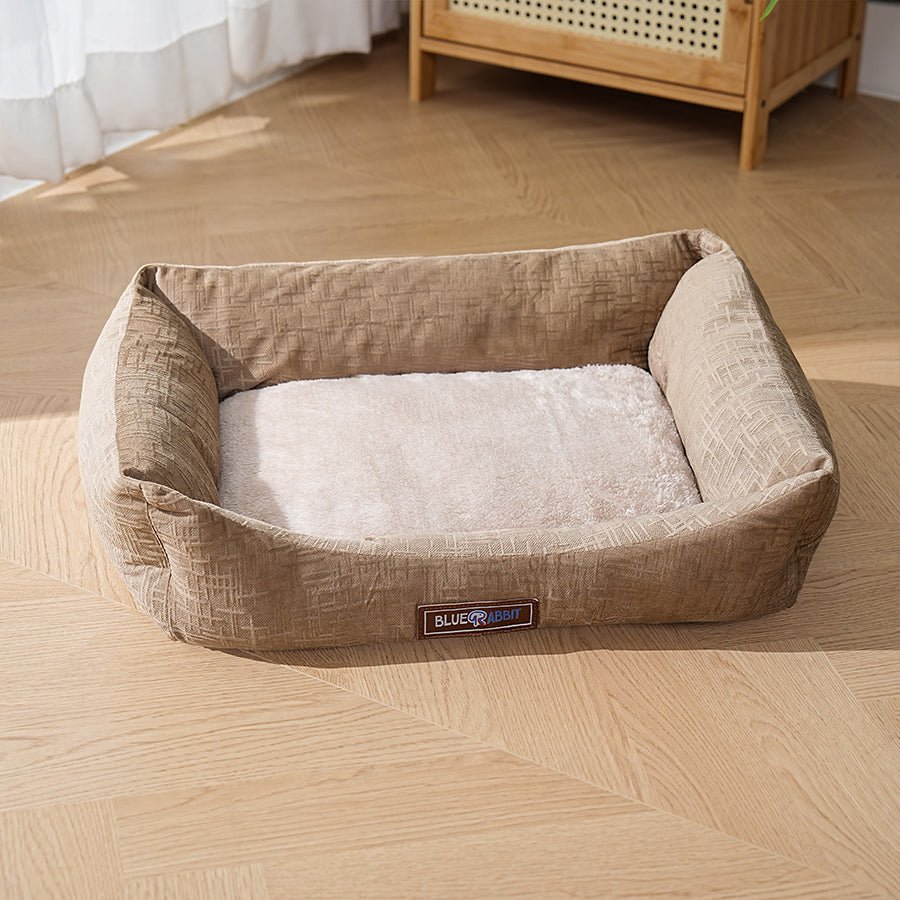 Soft Plush Brown Bed - Bluerabbit